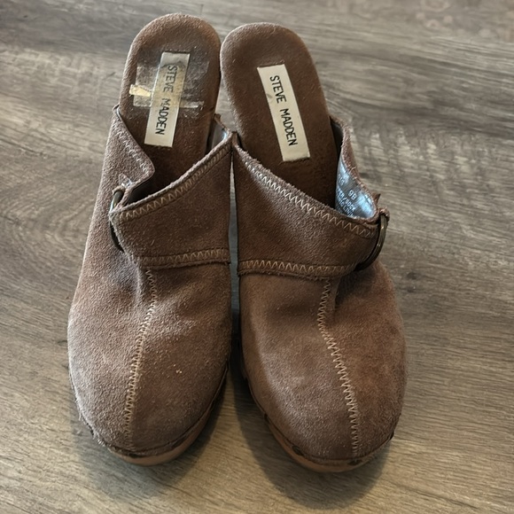 Steve Madden Faris heeled clogs size 9 - Picture 2 of 7